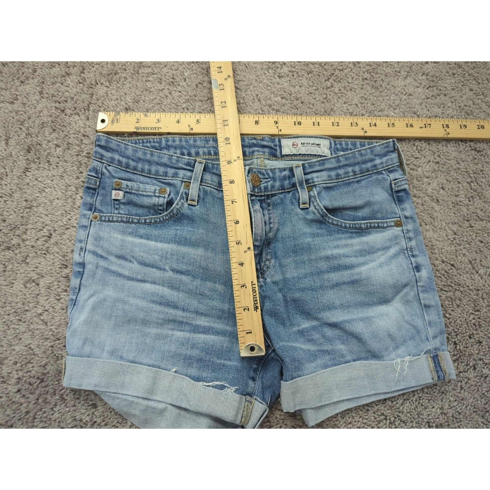 AG Adriano Goldschmied Jeans Shorts Womens 27R The Hailey Ex Boyfriend Roll Up - Picture 5 of 8
